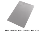 Design-Duschwanne, mit Eckablauf bei 17 x 17 cm, Breite 100 bis 200 x B. 70 bis 100 cm, rutschfest, Maßanfertigung in cm, KOSTENLOSE LIEFERUNG